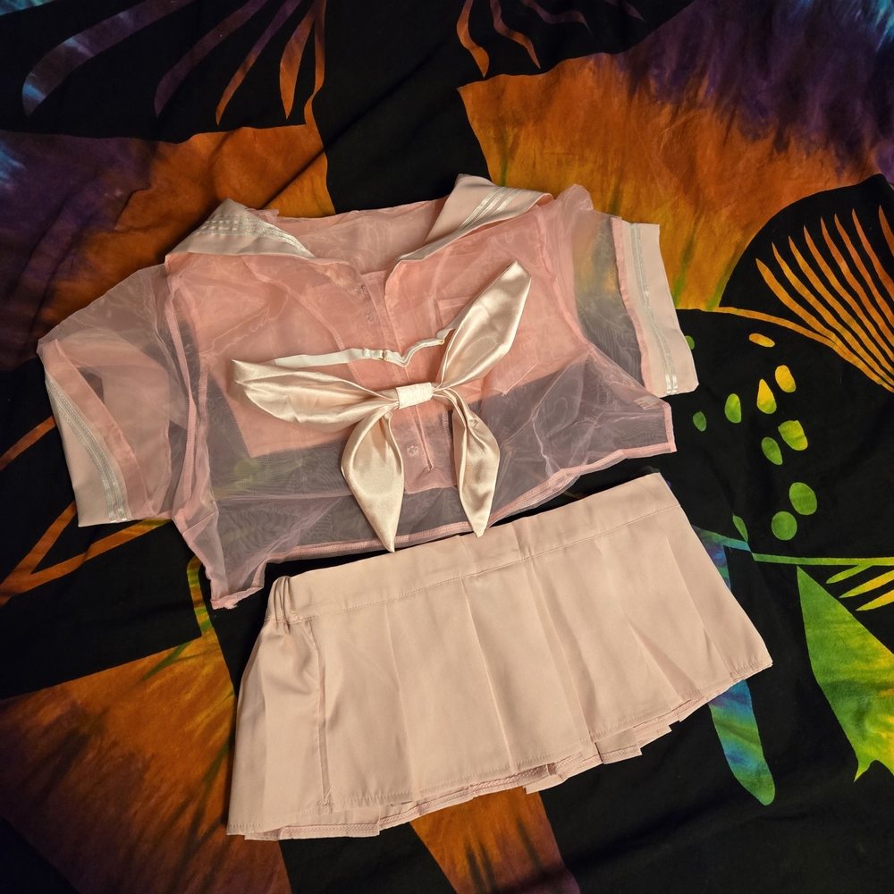 ROMWE Pink Mini Skirt